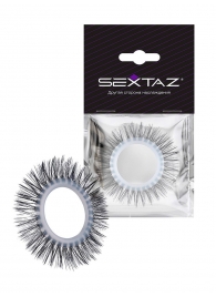 Круглое эрекционное кольцо с длинными «ресничками» - Sextaz - в Батайске купить с доставкой