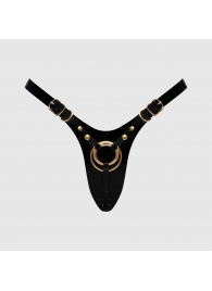 Черный пояс для фиксации насадок Strap-On-Me Leatherette Harness Fabulous - Strap-on-me - купить с доставкой в Батайске