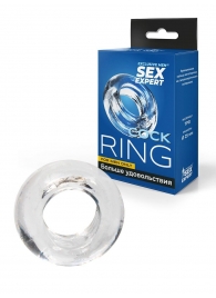 Прозрачное эрекционное кольцо-бублик - Sex Expert - в Батайске купить с доставкой