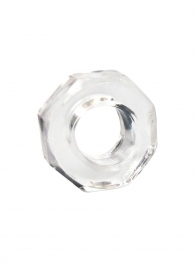 Прозрачное эрекционное кольцо в форме гайки - Sex Expert - в Батайске купить с доставкой