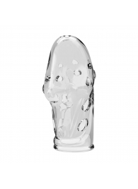 Прозрачная насадка на пенис Booker - 8 см. - Baile - в Батайске купить с доставкой