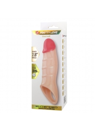 Телесная удлиняющая насадка на пенис Darnel - Baile - в Батайске купить с доставкой