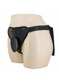 Черные трусики харнесс с платформой Caludio I - Baile - купить с доставкой в Батайске