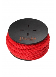 Красная веревка для шибари на катушке - 5 м. - Pecado - купить с доставкой в Батайске