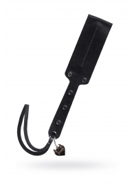 Черный кожаный пэддл - 32 см. - Pecado - купить с доставкой в Батайске