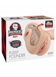 Телесный мастурбатор-вагина Pussy Pounder Squeeze Stroker - Pipedream - в Батайске купить с доставкой