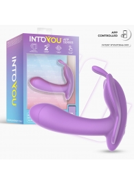 Сиреневый вибростимулятор Wingy для клитора и зоны G - Intoyou