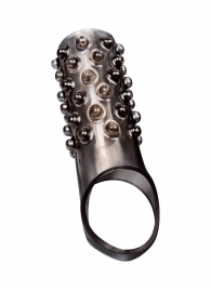 Дымчатая насадка на пенис с выпуклостями - 12 см. - Sex Expert - в Батайске купить с доставкой