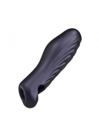 Сливовая силиконовая насадка на пенис с подхватом Manwan Ryzer - Manwan - в Батайске купить с доставкой