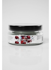 Массажная свеча «Спелая вишня» - 50 мл. - SGAN - купить с доставкой в Батайске