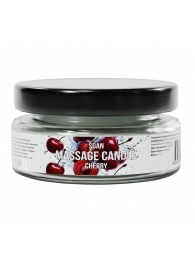 Массажная свеча «Спелая вишня» - 50 мл. - SGAN - купить с доставкой в Батайске