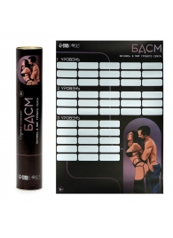 Плакат для двоих со скретч-слоем «БДСМ» - Сима-Ленд - купить с доставкой в Батайске