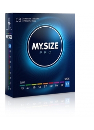 Презервативы MY.SIZE размер 72 - 3 шт. - My.Size - купить с доставкой в Батайске