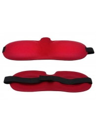 Красная глухая маска на резинке - Sitabella - купить с доставкой в Батайске