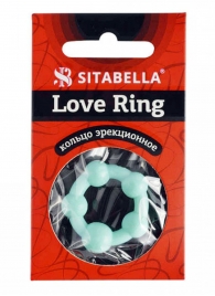 Цветное эрекционное кольцо с 5 бусинами Love Ring - Sitabella - в Батайске купить с доставкой