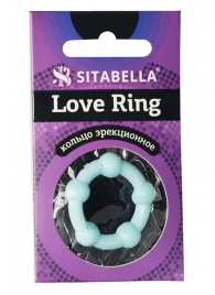 Цветное эрекционное кольцо Love Ring с бусинами - Sitabella - в Батайске купить с доставкой