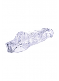 Прозрачная насадка-удлинитель Length Enhancer с подхватом - 16 см. - NMC - в Батайске купить с доставкой