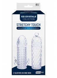 Набор из 2 прозрачных насадок на член Seductive Tickler Sleeves Set - NMC - в Батайске купить с доставкой