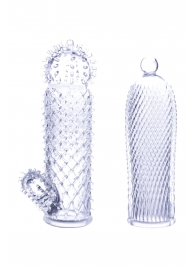 Набор из 2 прозрачных насадок на член Seductive Tickler Sleeves - NMC - в Батайске купить с доставкой