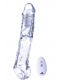 Прозрачная насадка-удлинитель Length Enhancer With Bullet с подхватом - 22,3 см. - NMC - в Батайске купить с доставкой