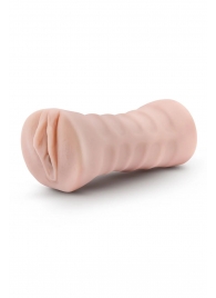 Телесный мастурбатор-вагина Ayumi с вибрацией - Blush Novelties - в Батайске купить с доставкой