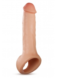 Телесная насадка-удлинитель Thrive 8.75 Inch Realistic Penis Extender Sleeve - 22,2 см. - Blush Novelties - в Батайске купить с доставкой