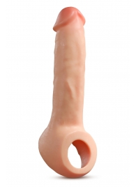 Телесная насадка-удлинитель Thrive 8.75 Inch Realistic Penis Extender Sleeve - 22,2 см. - Blush Novelties - в Батайске купить с доставкой