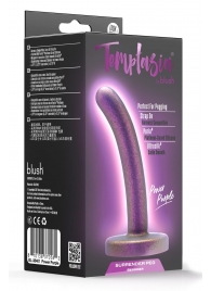 Фиолетовая насадка с гладкой поверхностью Surrender 4.75 Inch Beginner Pegging Dildo - 12 см. - Blush Novelties - купить с доставкой в Батайске