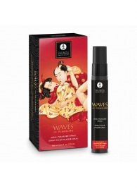 Оральный спрей Waves of Pleasure с ароматом клубники и шампанского - 20 мл. - Shunga - купить с доставкой в Батайске