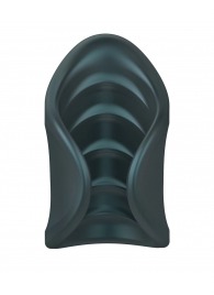 Серый сквозной мастурбатор с вибрацией Manwan Starter - Manwan - в Батайске купить с доставкой