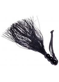 Черная силиконовая плетка - 25,4 см. - Boys of Toys - купить с доставкой в Батайске