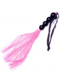 Розовая силиконовая плеть - 35,5 см. - Boys of Toys - купить с доставкой в Батайске
