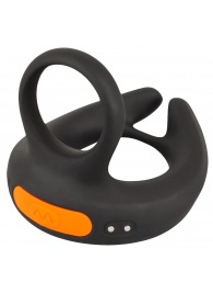 Черный вибростимулятор мошонки RC Scrotum Stimulator with Vibration - Orion - в Батайске купить с доставкой