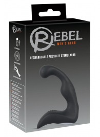 Черный перезаряжаемый стимулятор простаты с вибрацией - 14,6 см. - Orion - в Батайске купить с доставкой