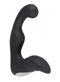 Черный перезаряжаемый стимулятор простаты с вибрацией - 14,6 см. - Orion - в Батайске купить с доставкой