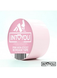 Розовый скотч для фиксации Non-Sticky Bondage Tape - 15 м. - Intoyou - купить с доставкой в Батайске
