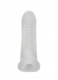 Белый фаллоудлинитель Striker - 13,5 см. - Lola Games - в Батайске купить с доставкой