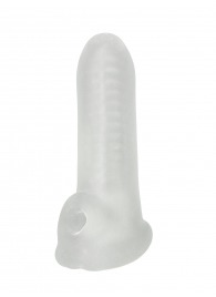 Белый фаллоудлинитель Striker - 13,5 см. - Lola Games - в Батайске купить с доставкой