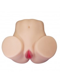 Телесный мастурбатор Julia с 2 любовными каналами - Baile - в Батайске купить с доставкой