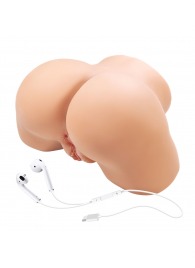 Телесный мастурбатор Olivia с 2 любовными отверстиями - Baile - в Батайске купить с доставкой