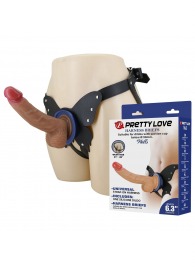 Поясной страпон Wells: трусики в форме бабочки и фаллоимитатор-насадка - Baile - купить с доставкой в Батайске