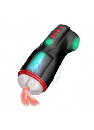 Интерактивный мастурбатор Raven с вакуумом, вибрацией и подсветкой - Shots Media BV - в Батайске купить с доставкой