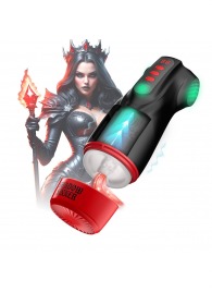 Интерактивный мастурбатор Raven с вакуумом, вибрацией и подсветкой - Shots Media BV - в Батайске купить с доставкой