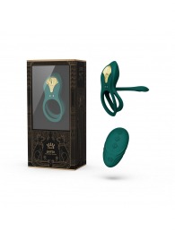 Зеленое эрекционное виброкольцо Bayek с пультом ДУ - Zalo - в Батайске купить с доставкой