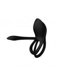 Черное эрекционное виброкольцо Bayek с пультом ДУ - Zalo - в Батайске купить с доставкой