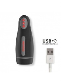 Черный автоматический мастурбатор с управлением через приложение - Oninder - в Батайске купить с доставкой