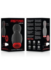 Черно-красный мастурбатор с вибрацией и всасыванием - JAMYJOB - в Батайске купить с доставкой