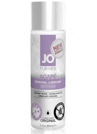 Лубрикант на водной основе для женщин JO AGAPE LUBRICANT ORIGINAL - 60 мл. - System JO - купить с доставкой в Батайске