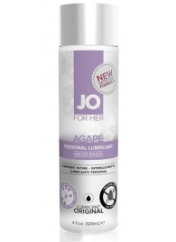 Женский лубрикант на водной основе JO AGAPE LUBRICANT ORIGINAL - 120 мл. - System JO - купить с доставкой в Батайске