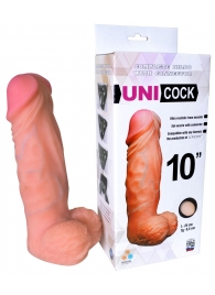 Фаллическая насадка Харнесс UNICOCK 10  - 25 см. - LOVETOY (А-Полимер) - купить с доставкой в Батайске